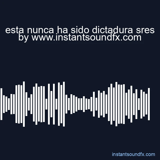 esta nunca ha sido dictadura sres image