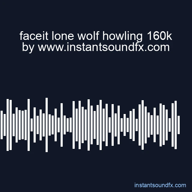 faceit lone wolf howling 160k image