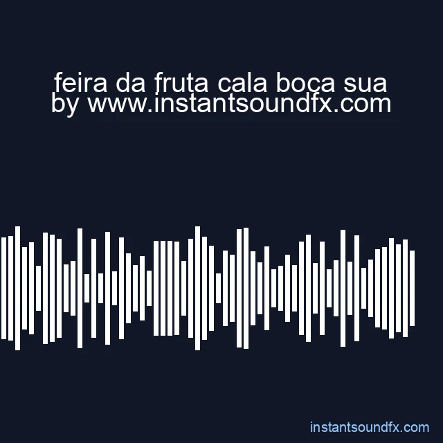 feira da fruta cala boca sua image
