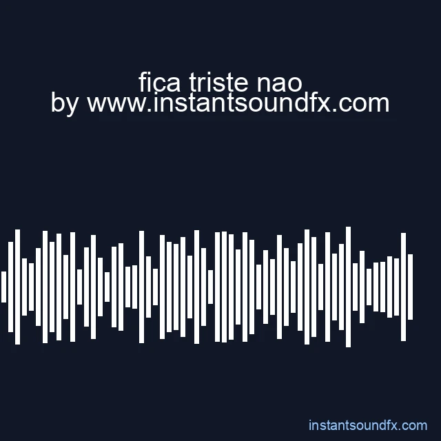 fica triste nao image