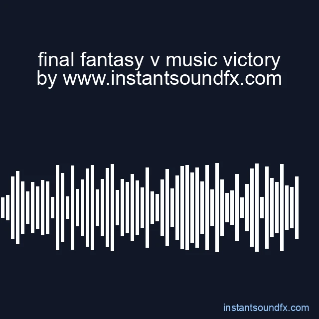 final fantasy v music victory image