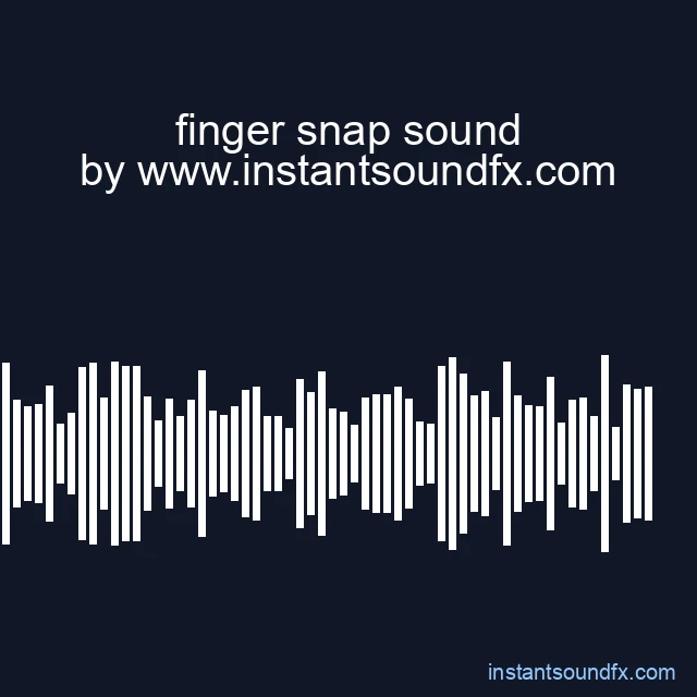 finger snap sound image