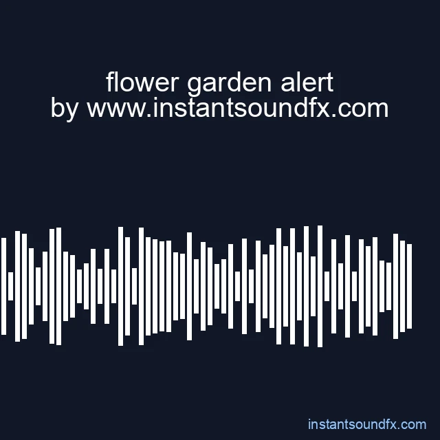 flower garden alert image