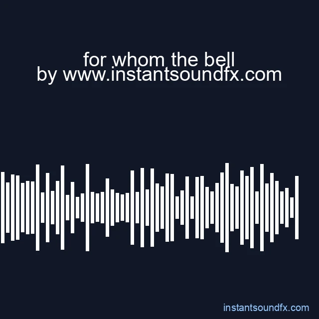 for whom the bell image