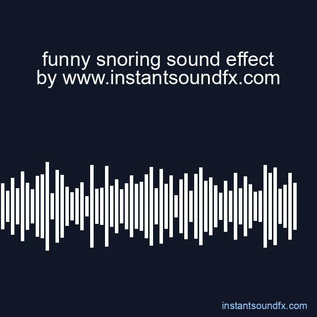 funny snoring sound effect image