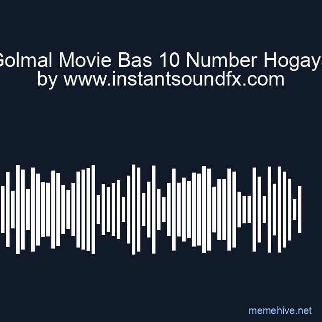 Golmal Movie Bas 10 Number Hogaya image