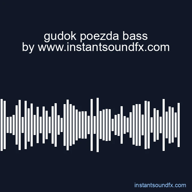 gudok poezda bass image
