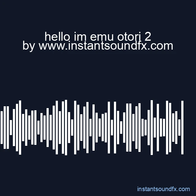 hello im emu otori 2 image