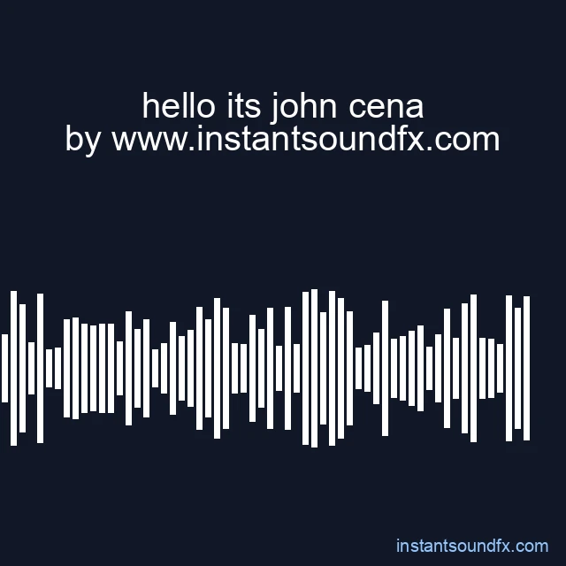 hello its john cena image