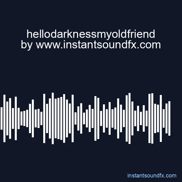 hellodarknessmyoldfriend image