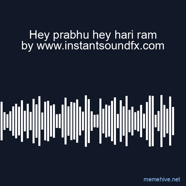 Hey prabhu hey hari ram image