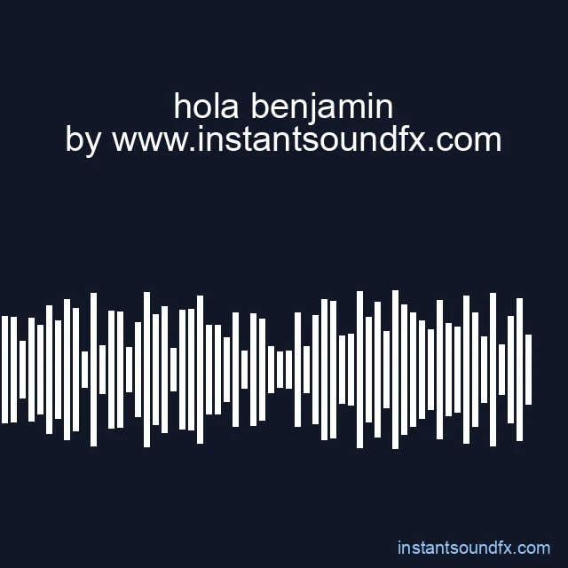 hola benjamin image
