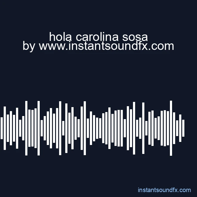 hola carolina sosa image