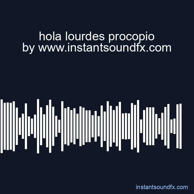 hola lourdes procopio image