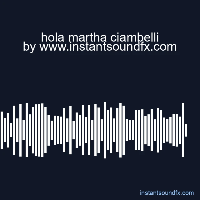 hola martha ciambelli image