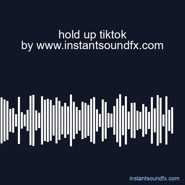 hold up tiktok image