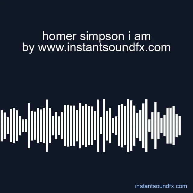 homer simpson i am image
