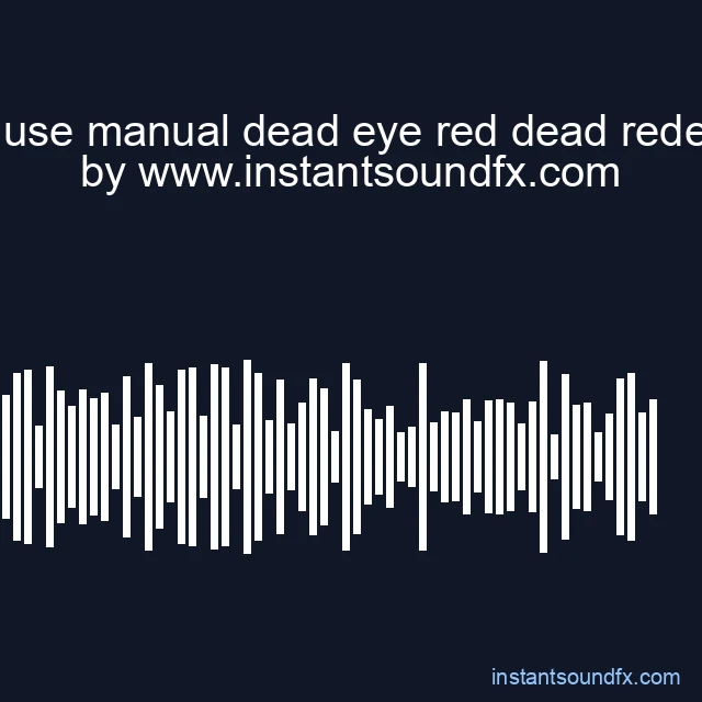 how to use manual dead eye red dead redemption image