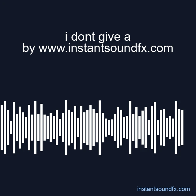 i dont give a image