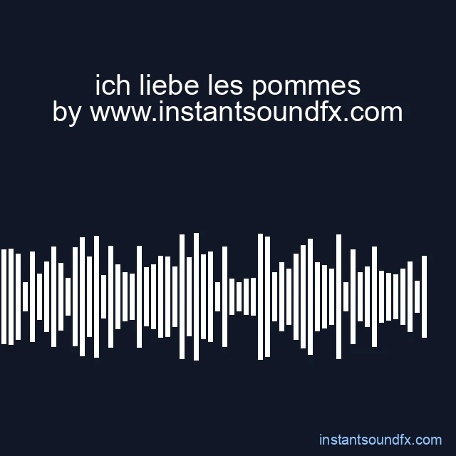 ich liebe les pommes image