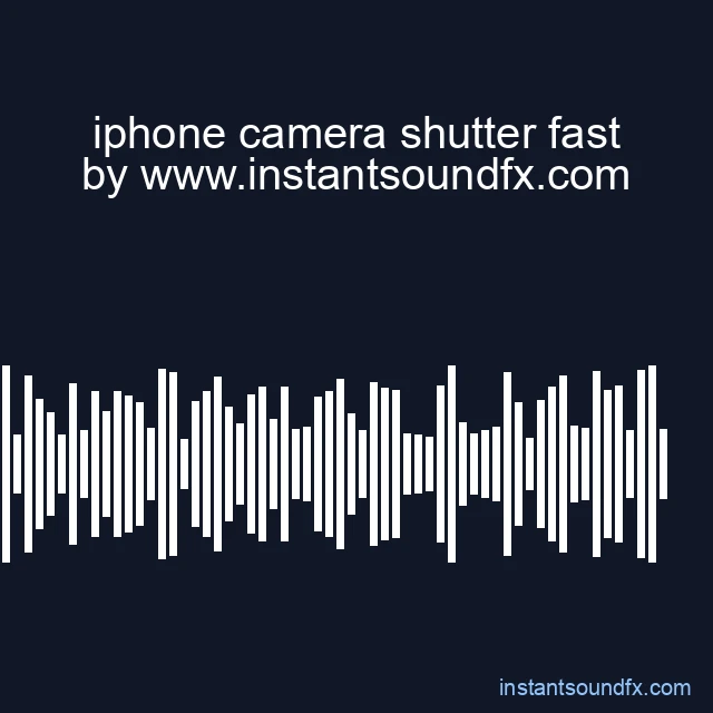 iphone camera shutter fast image