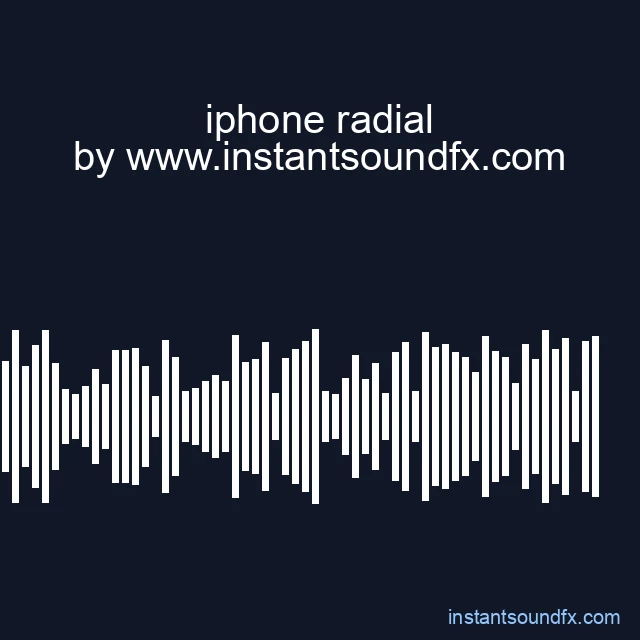 iphone radial image