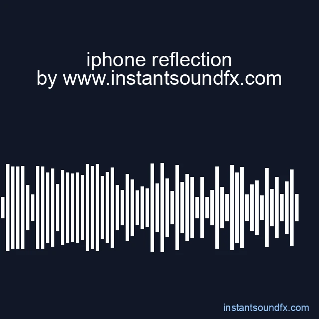 iphone reflection image