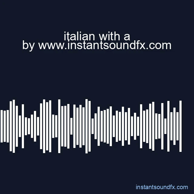 italian with a image