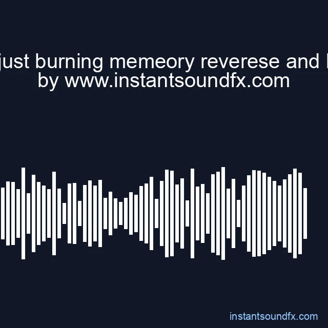its just burning memeory reverese and low image