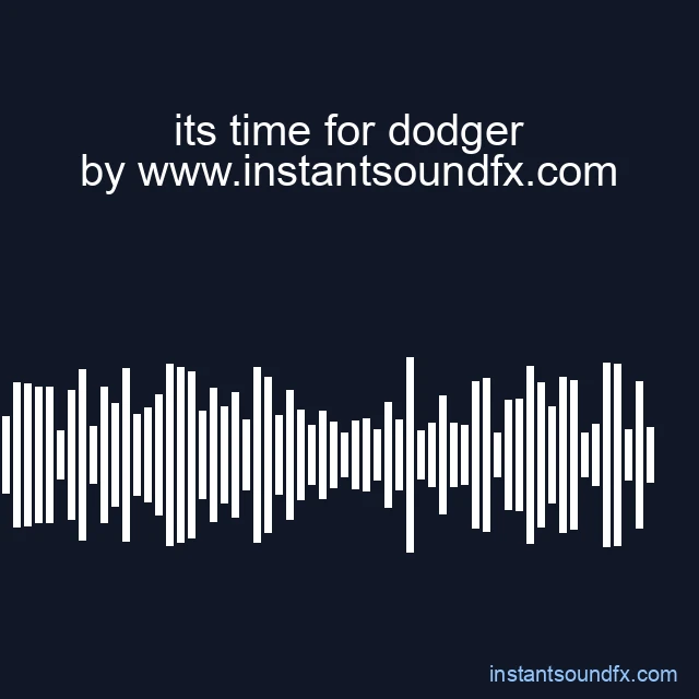 its time for dodger image