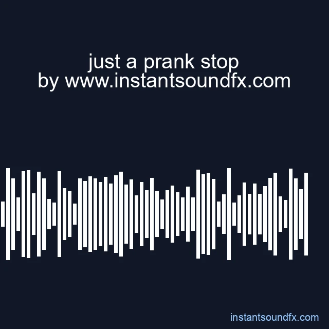 just a prank stop image