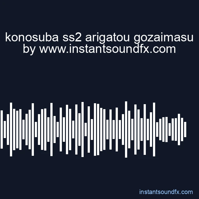 konosuba ss2 arigatou gozaimasu image