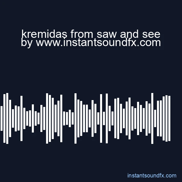 kremidas from saw and see image