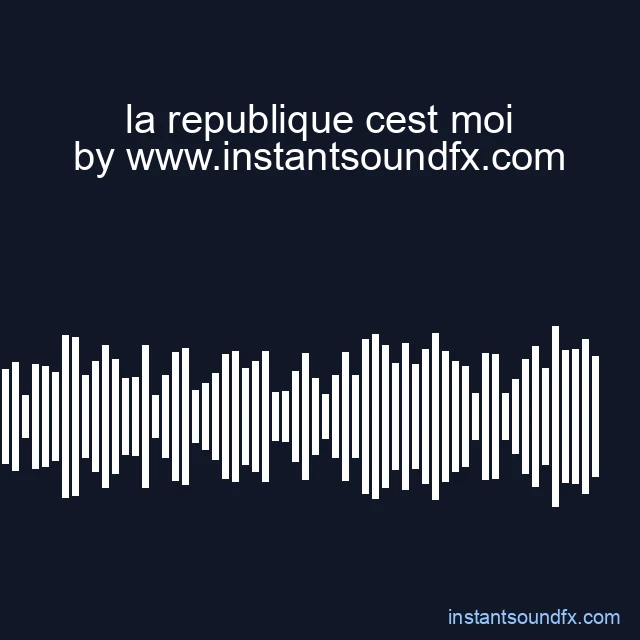 la republique cest moi image