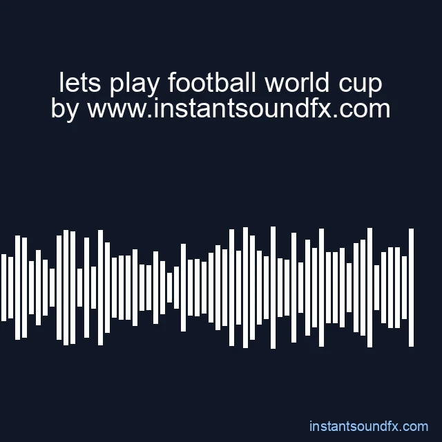 lets play football world cup image