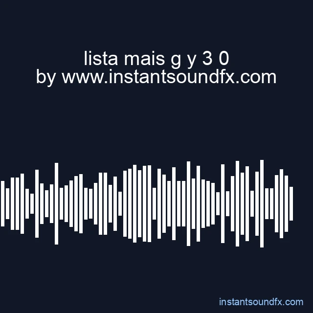 lista mais g y 3 0 image