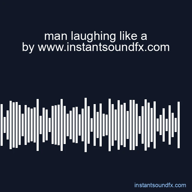man laughing like a image