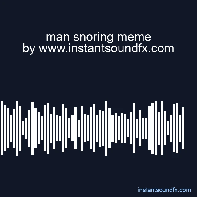 man snoring meme image