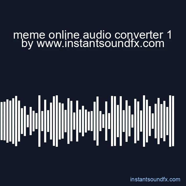 meme online audio converter 1 image
