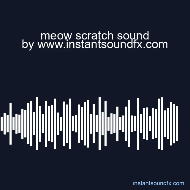 meow scratch sound image