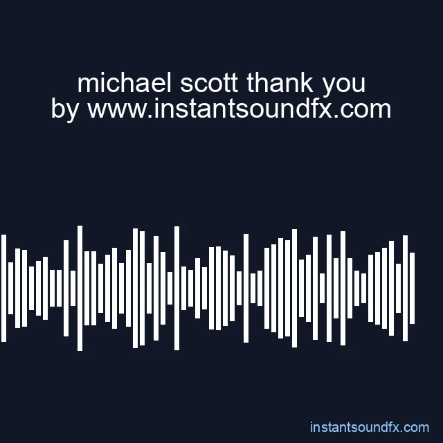 michael scott thank you image