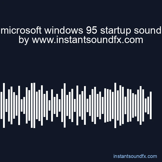 microsoft windows 95 startup sound image