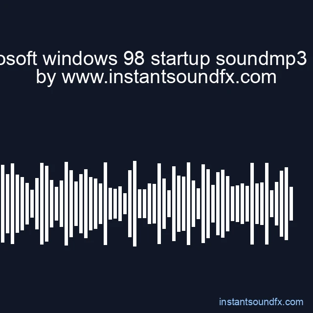 microsoft windows 98 startup soundmp3 160k image