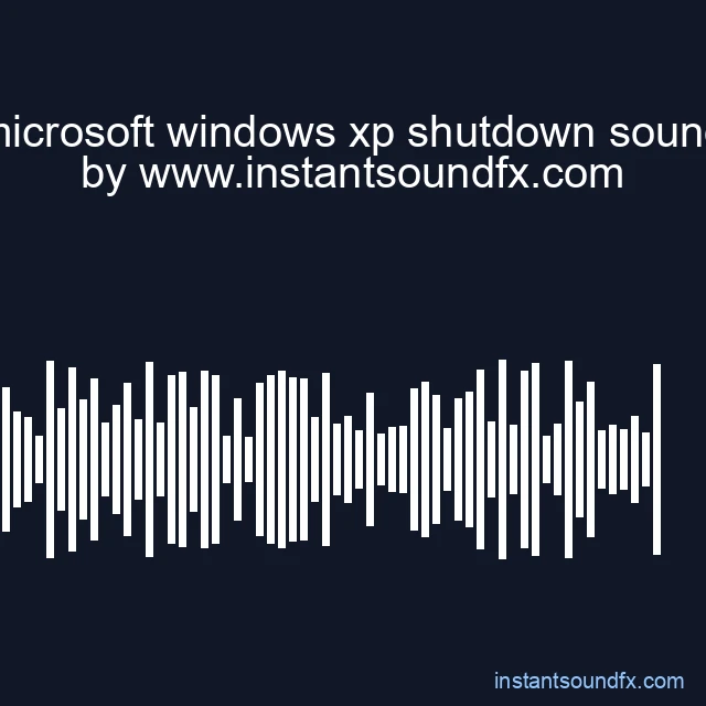microsoft windows xp shutdown sound image