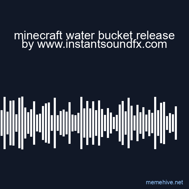 minecraft water bucket release image