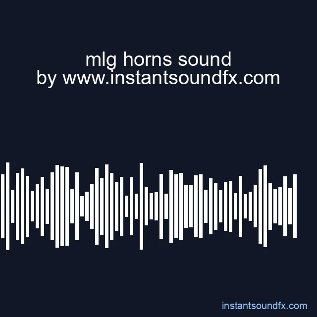 mlg horns sound image