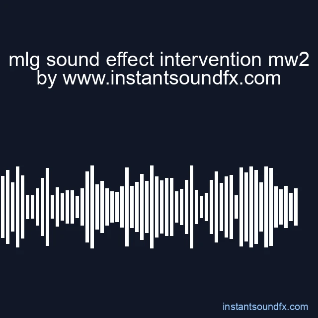 mlg sound effect intervention mw2 image