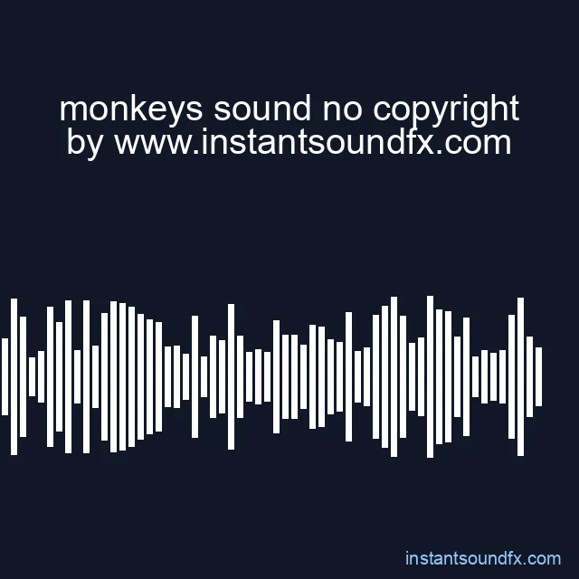 monkeys sound no copyright image