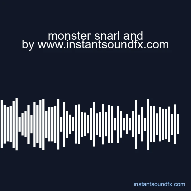 monster snarl and image