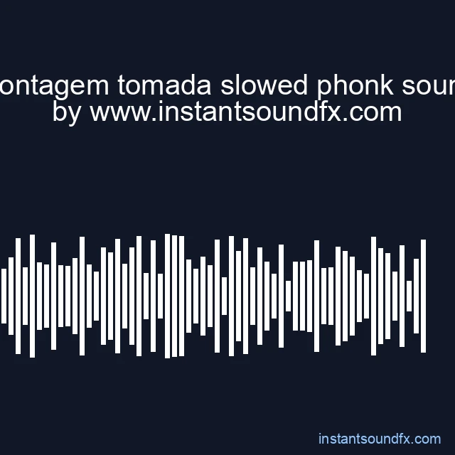 Montagem tomada slowed phonk sound image